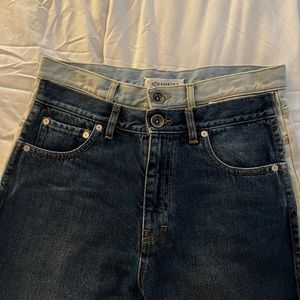 Maison Margiela Spliced Double Denim Jeans 38 IT.